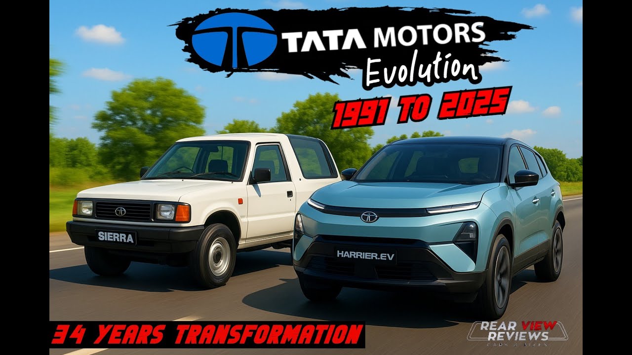 Tata Motors Car Transformation | 1991 to 2025 in 5 Minutes @tatamotorscars