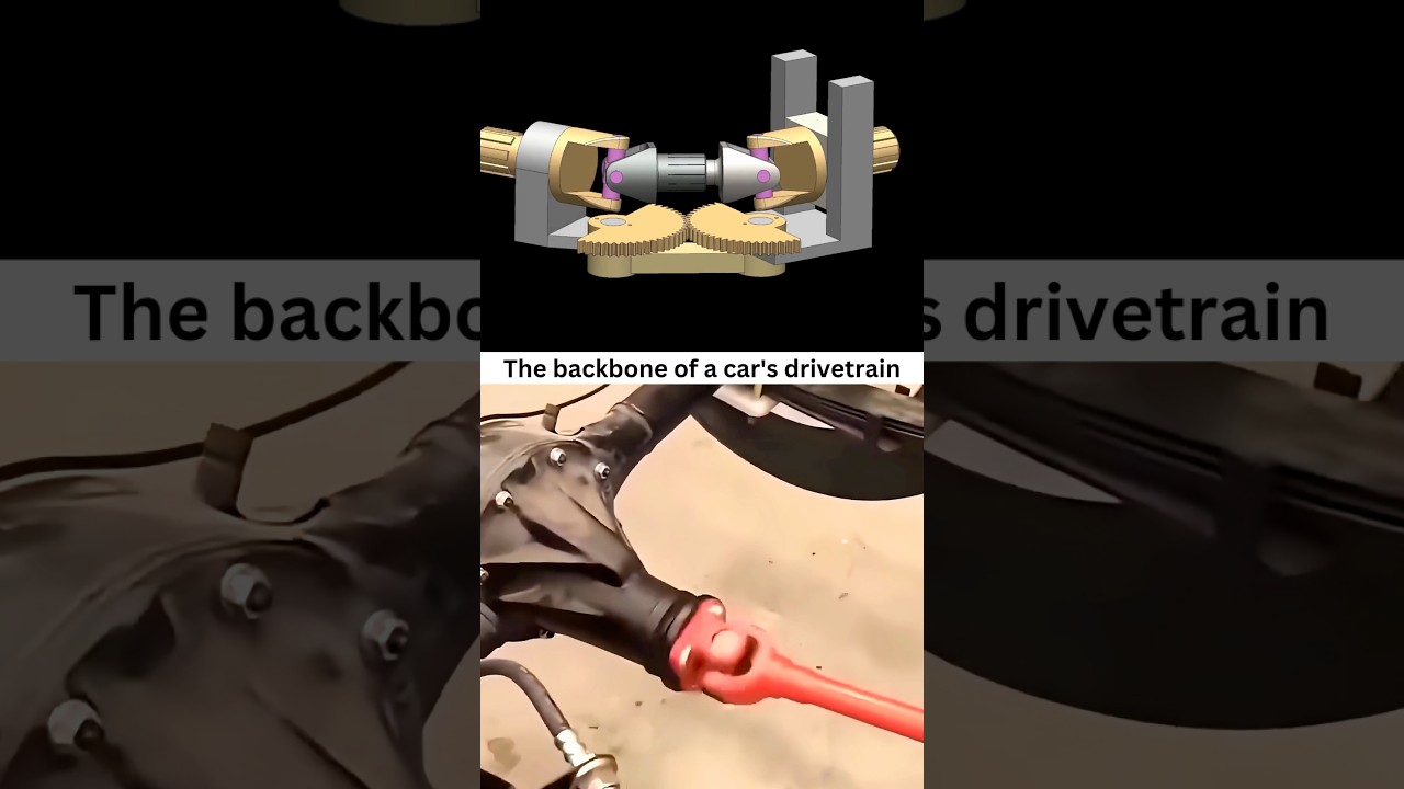 The backbone of a car’s drivetrain! 🚗⚙️ Love mechanical engineering? #Mechanism #carlover