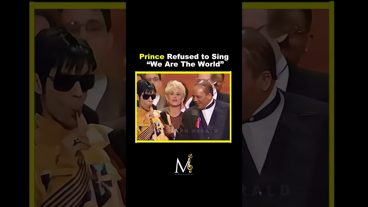Prince Refused to Sing “We Are The World” #moneondabeat  #musicproducer #music #sing #singer