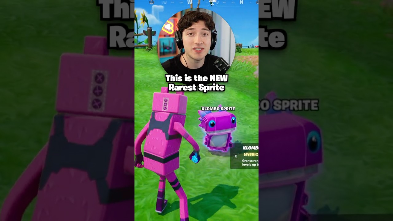 NEW Rarest Sprite in Fortnite! (Klombo)