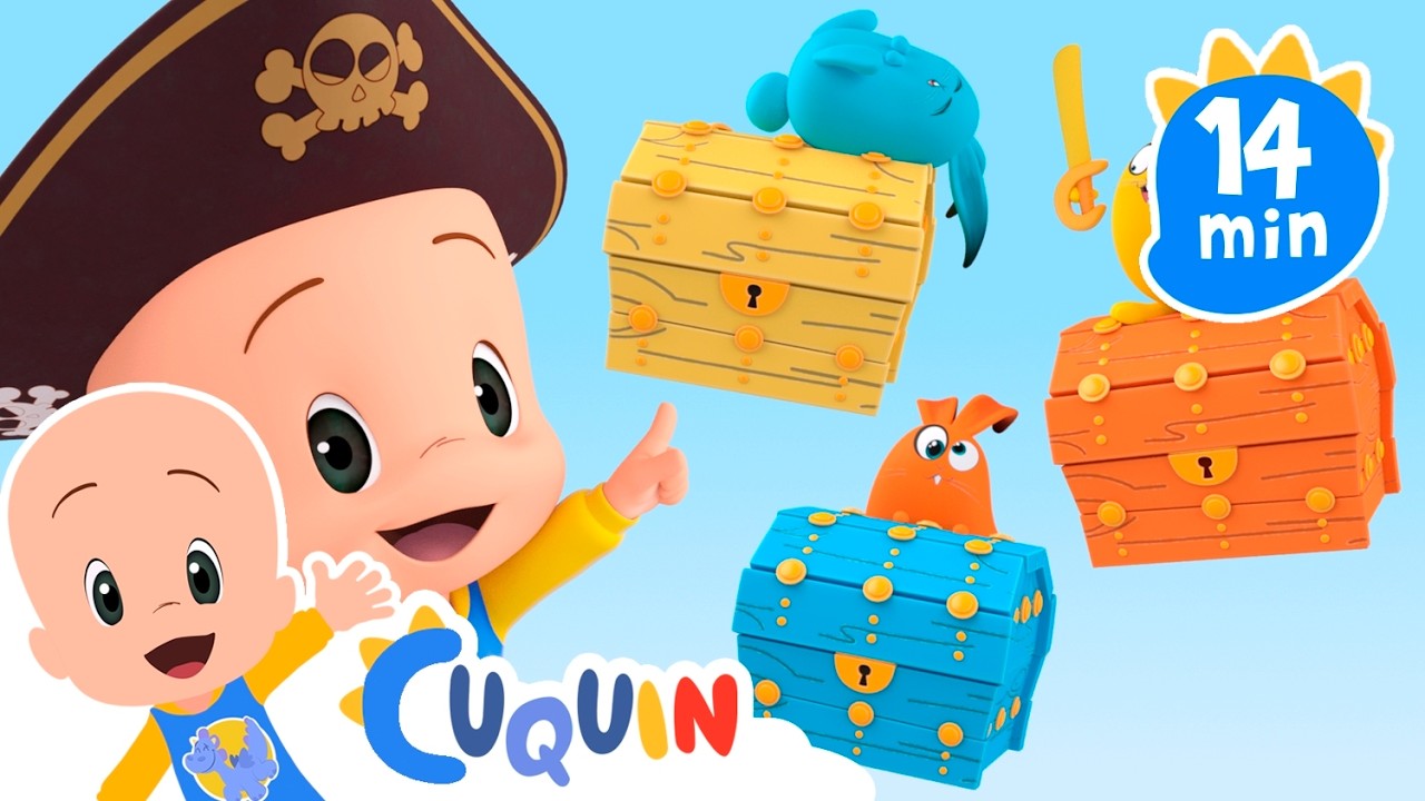 Looking for the Pirate Treasure Chests | Cleo & Cuquin: songs & episodes