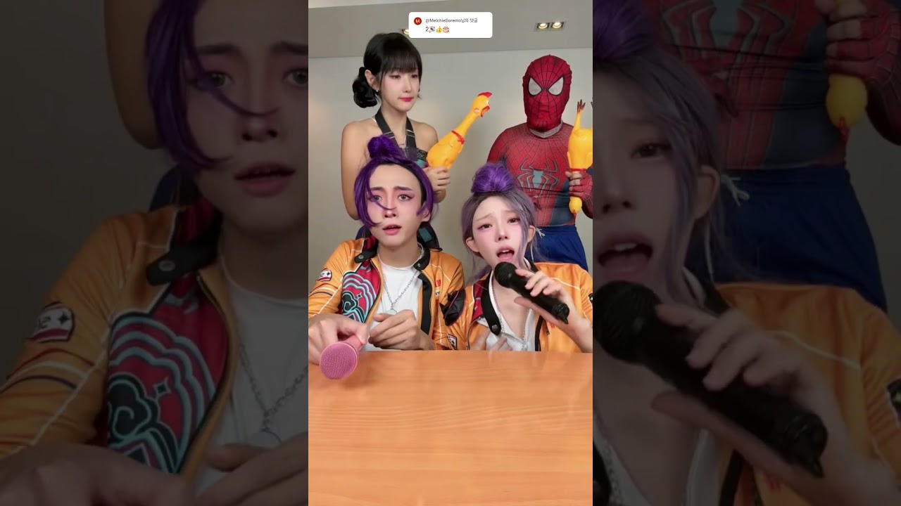 RUMI VS RUMI "GOLDEN SINGING BATTLE" #kpop #kpopdemonhunters #spiderman