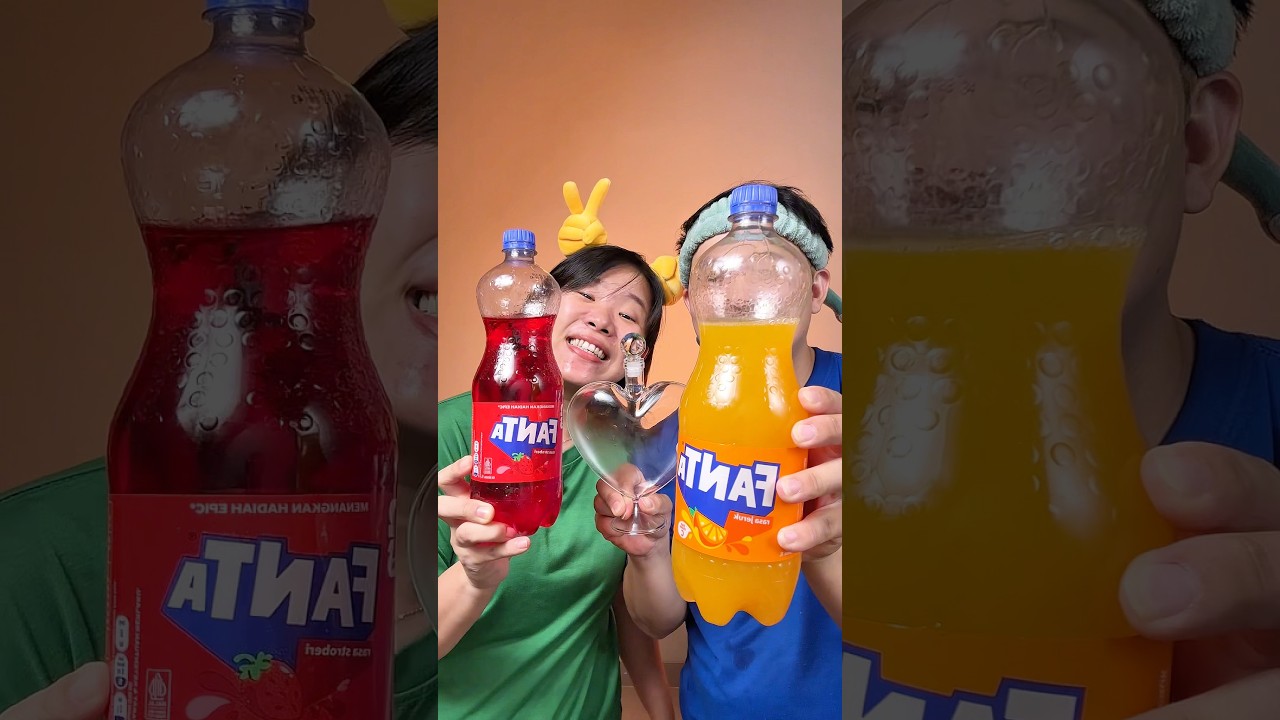 SODA MERAH KUNING‼️🥤 #asmr #minumankaleng #videolucu #mukbang #funny #drink #soda #hiburan