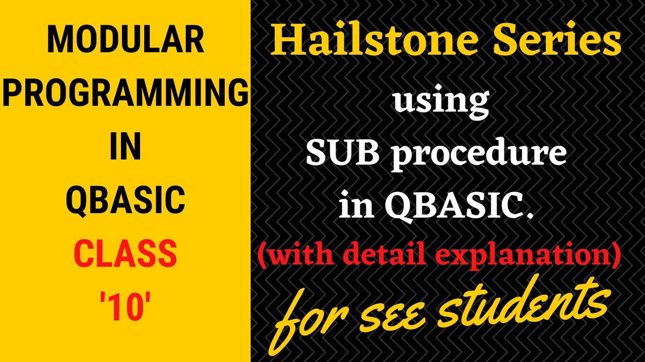 Hailstone series in QBASIC:: 22 11 34 17 52 ... upto the 10th term