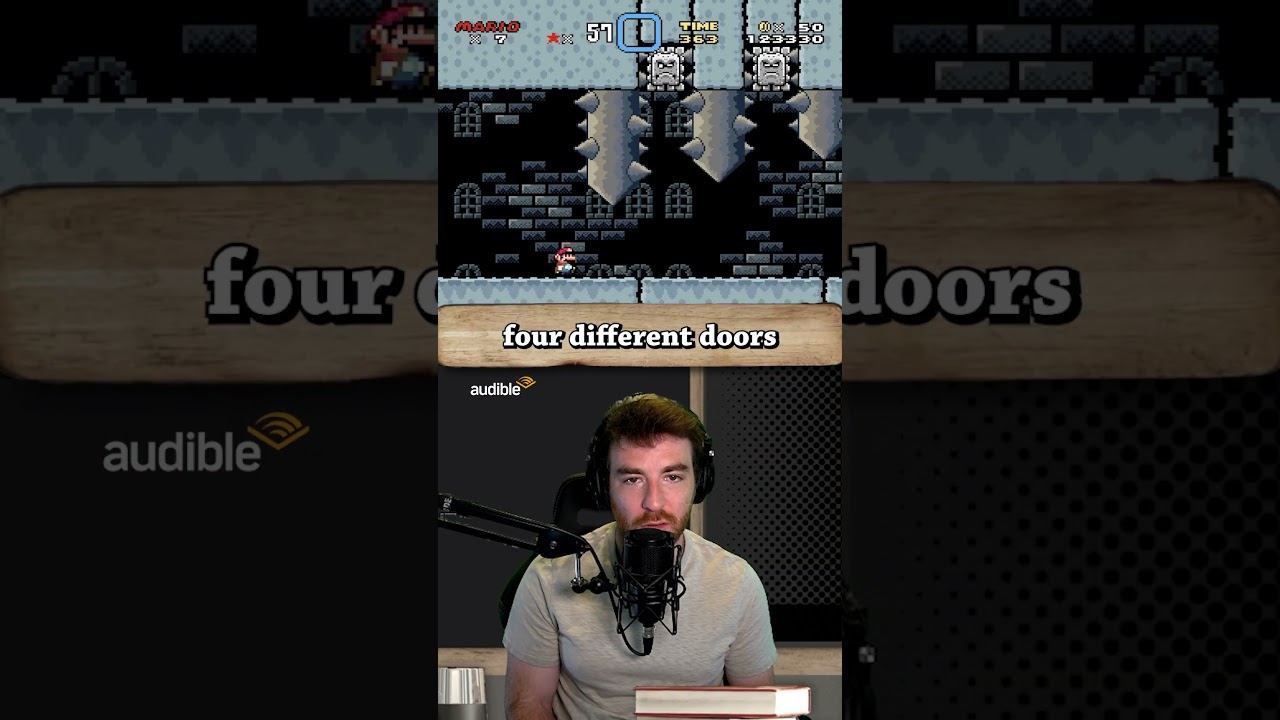 playing every Mario platformer, but if I'm bad at 2D platformers I swap games #ad @audible