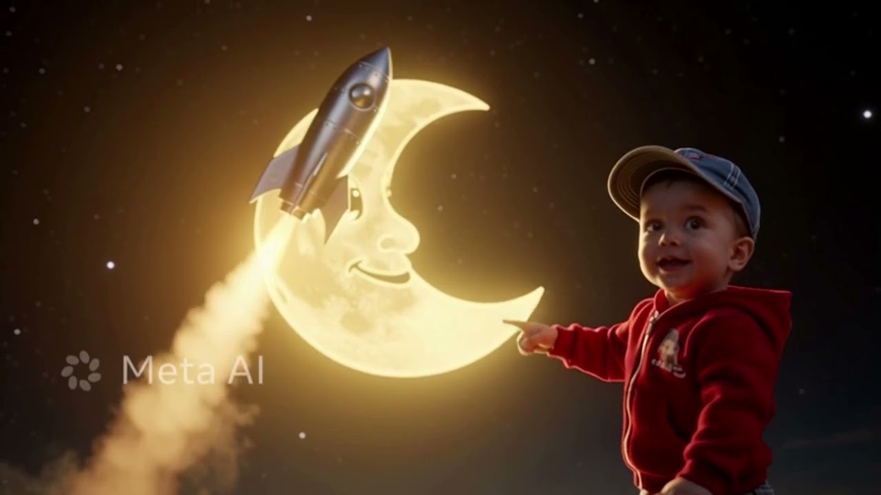 🚀🌙 Baby Gaya Chaand Par Rocket Mein Baithkar | Nursery Rhymes for Kids