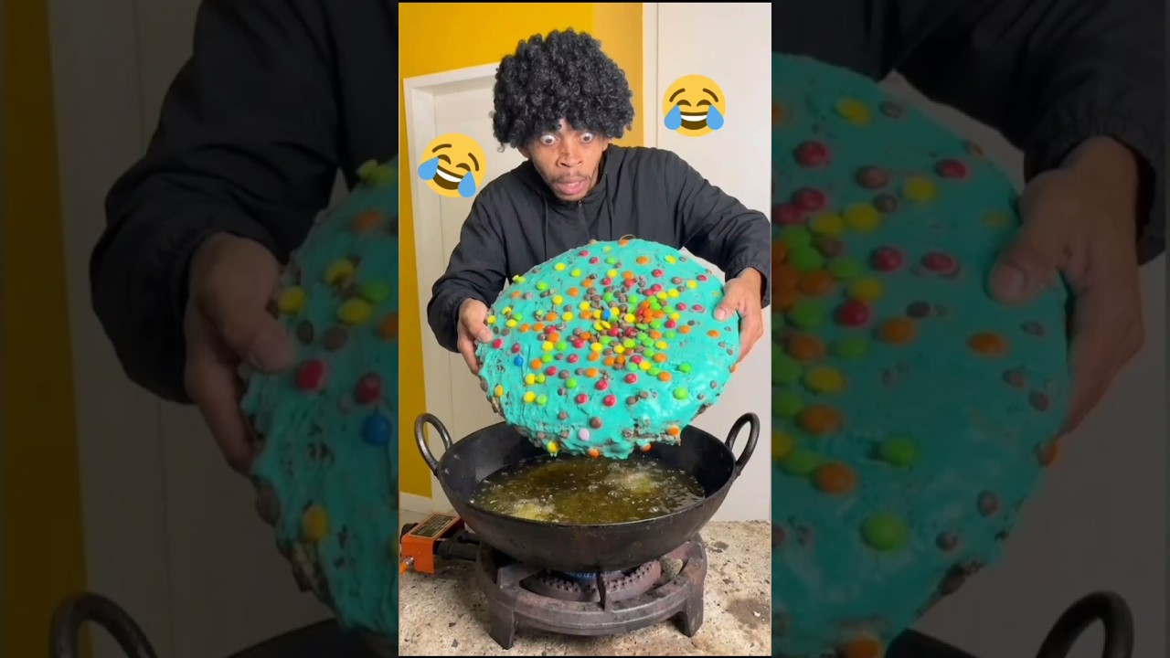 How NOT To Cook Fried Cake With Sauce 😂 #shorts