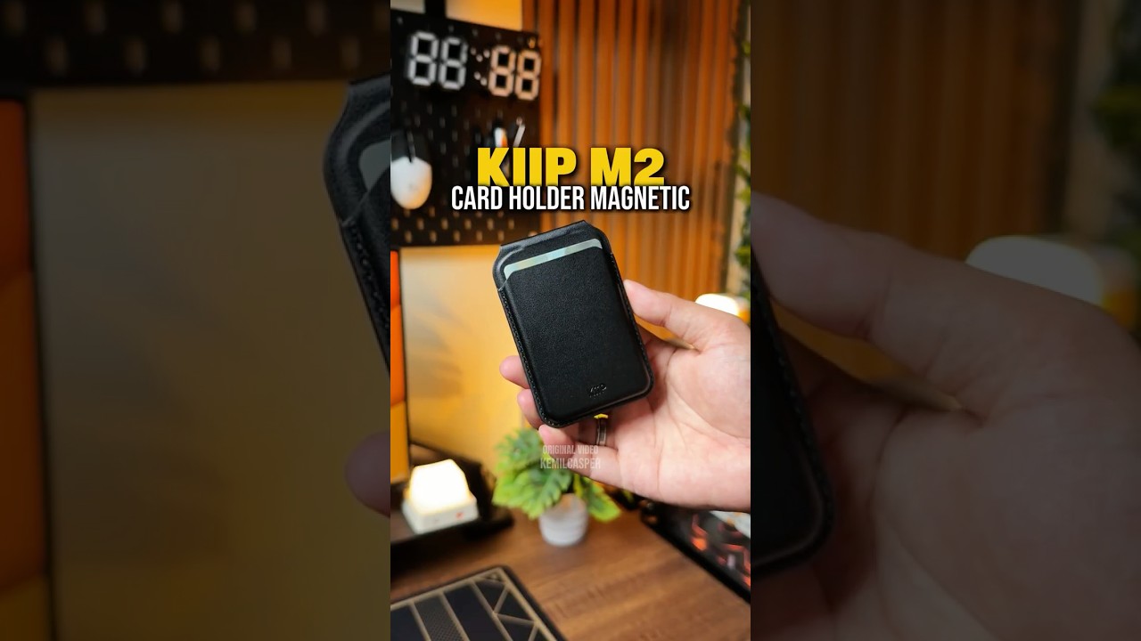 Gak Jaman Bawa Dompet Tebel! Solusi Cashless Pake KIIP M2 💳 #shorts #techtok #cardholder #magsafe