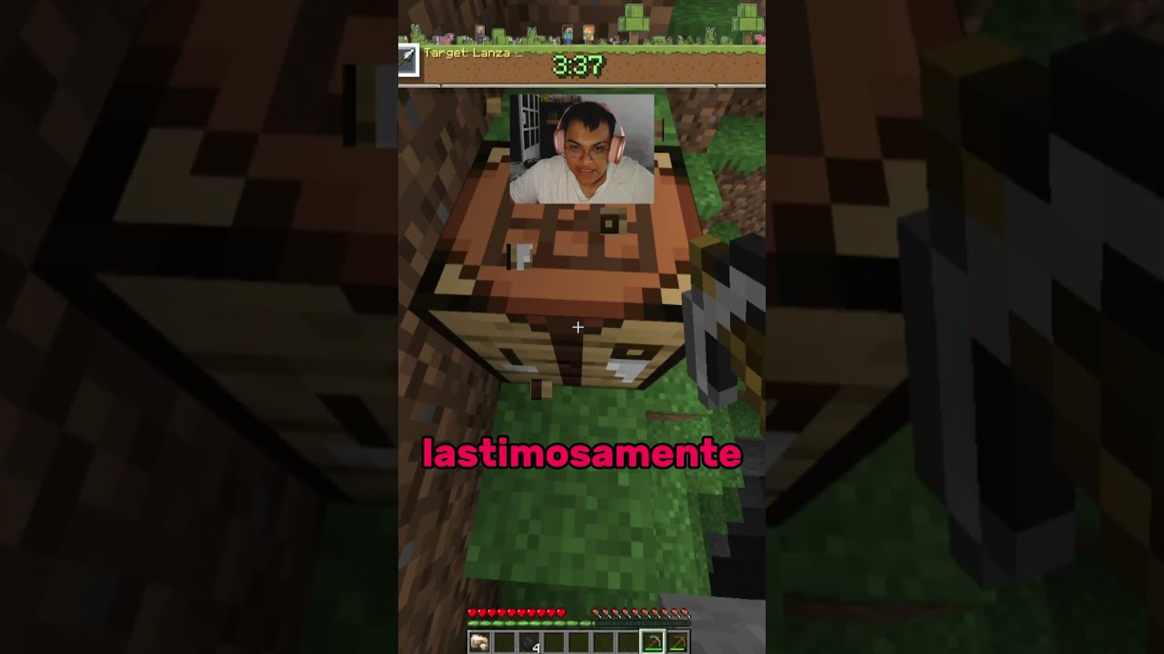 5 Minutos lanza de hierro speedrun! 😱 #minecraft #shorts