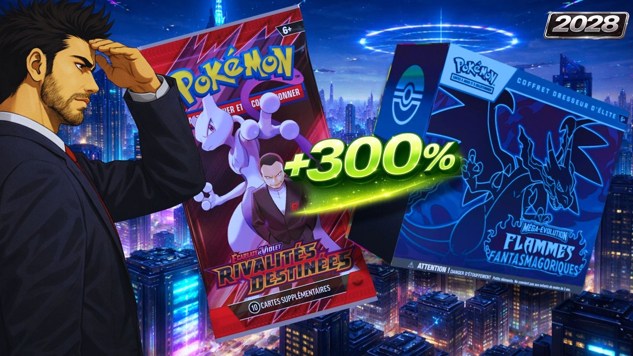 📈 INVESTIR 100€ dans Pokémon (x3 en 2028 ?)