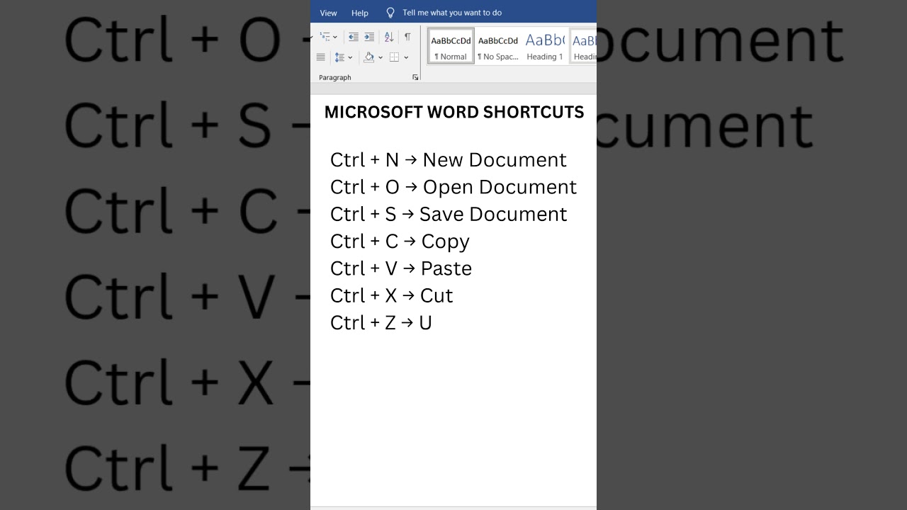 MS WORD SHORTCUTS EVERY BEGINNER MUST KNOW