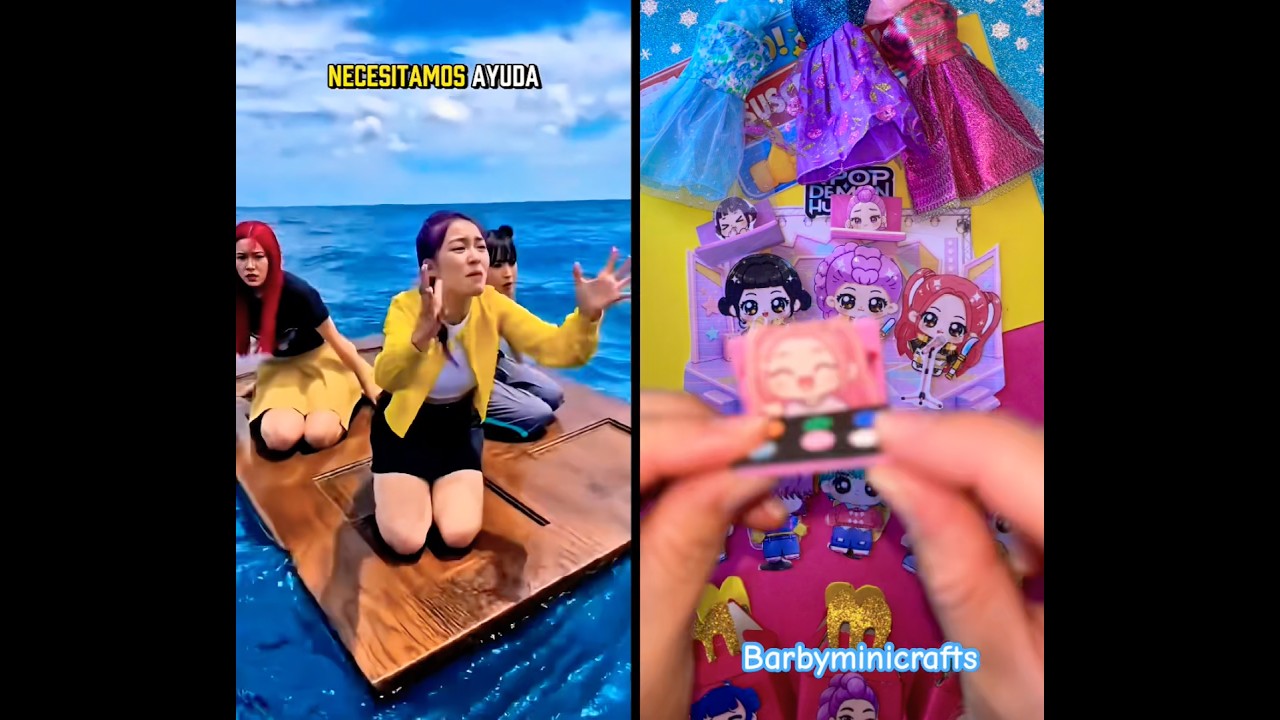 👀👉MIRA ZOEY Y RUMI ESTÁN EN MEDIO DEL OCÉANO 🌊🐬😱 #storytime #craft