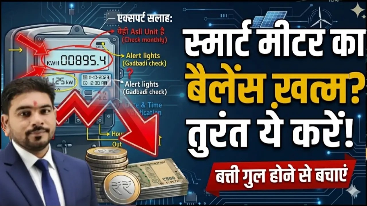 स्मार्ट मीटर का बैलेंस खत्म होने पर क्या होगा ? तो क्या रात में बिजली कटेगी ? 🔥 Smart Meter l