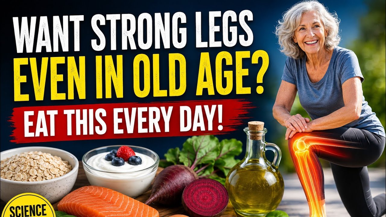 Want Strong Legs Even in Old Age? Eat These Foods Every Day!