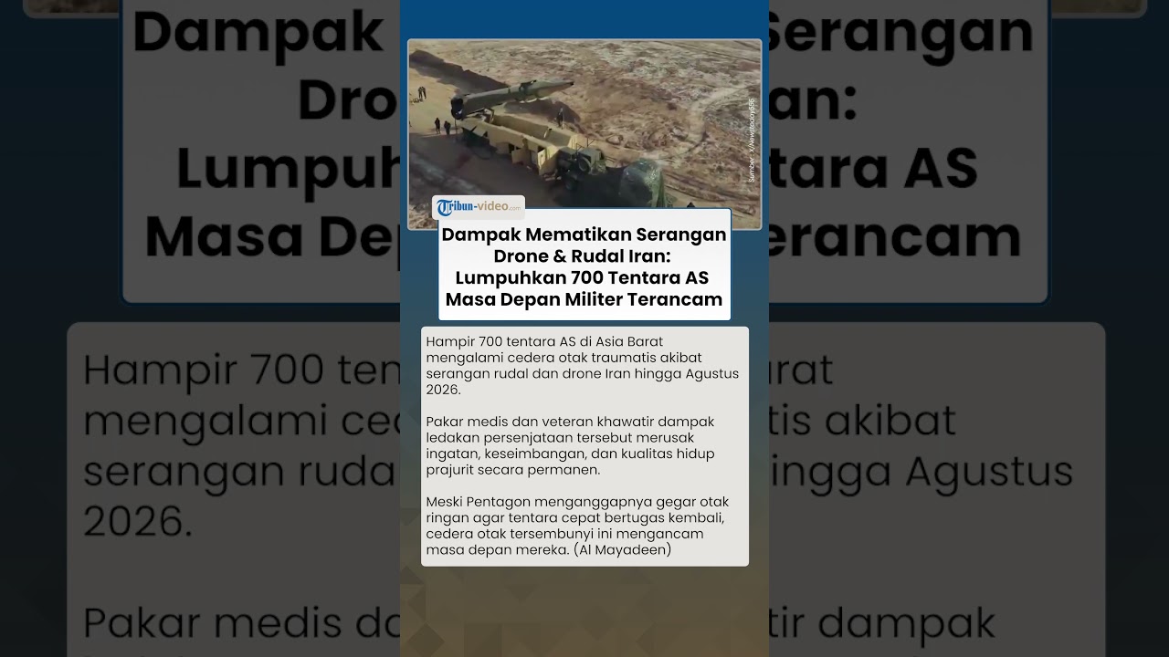 Dampak Mematikan Serangan Iran: Lumpuhkan Otak 700 Tentara AS hingga Masa Depan Militer Terancam