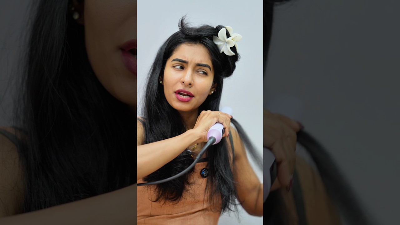 Long lasting hair straightening tips & tricks | voluminous hair straightening at home ♥️