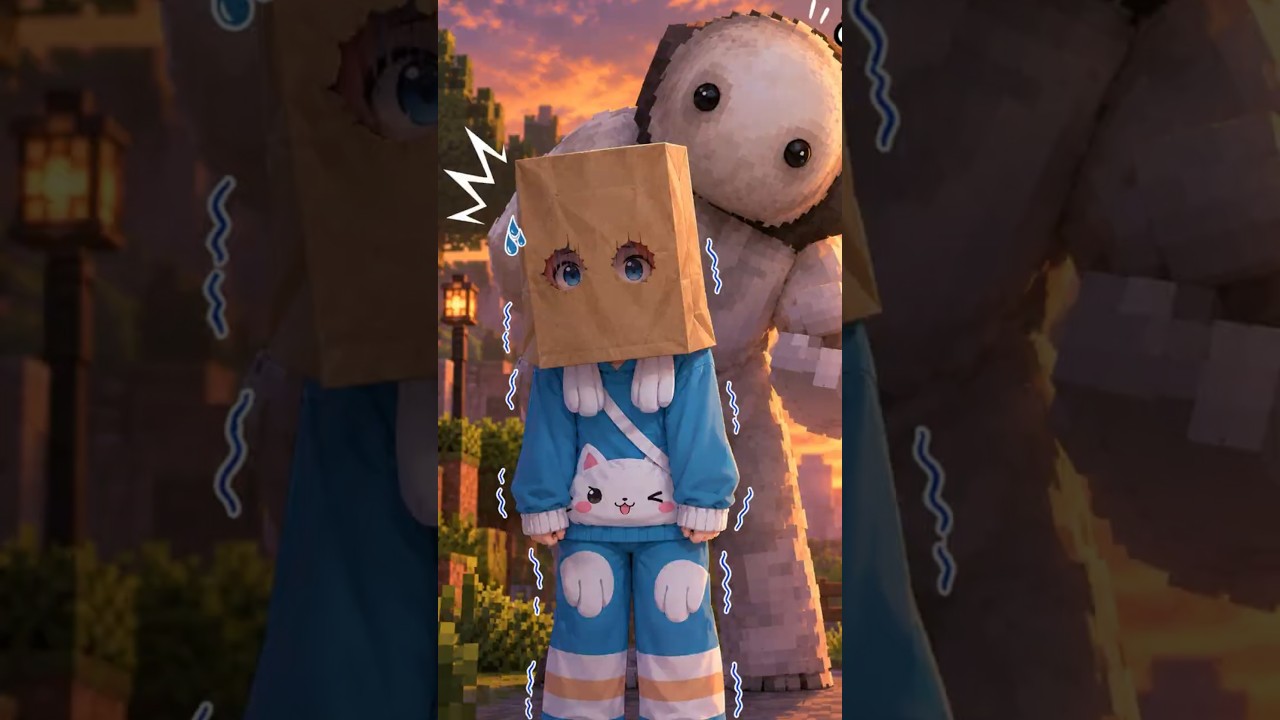 Atun Menyamar Menadi Ibu Bilang Pakai Ini Dulu!? #shorts #fyp #minecraft #minecraftshorts