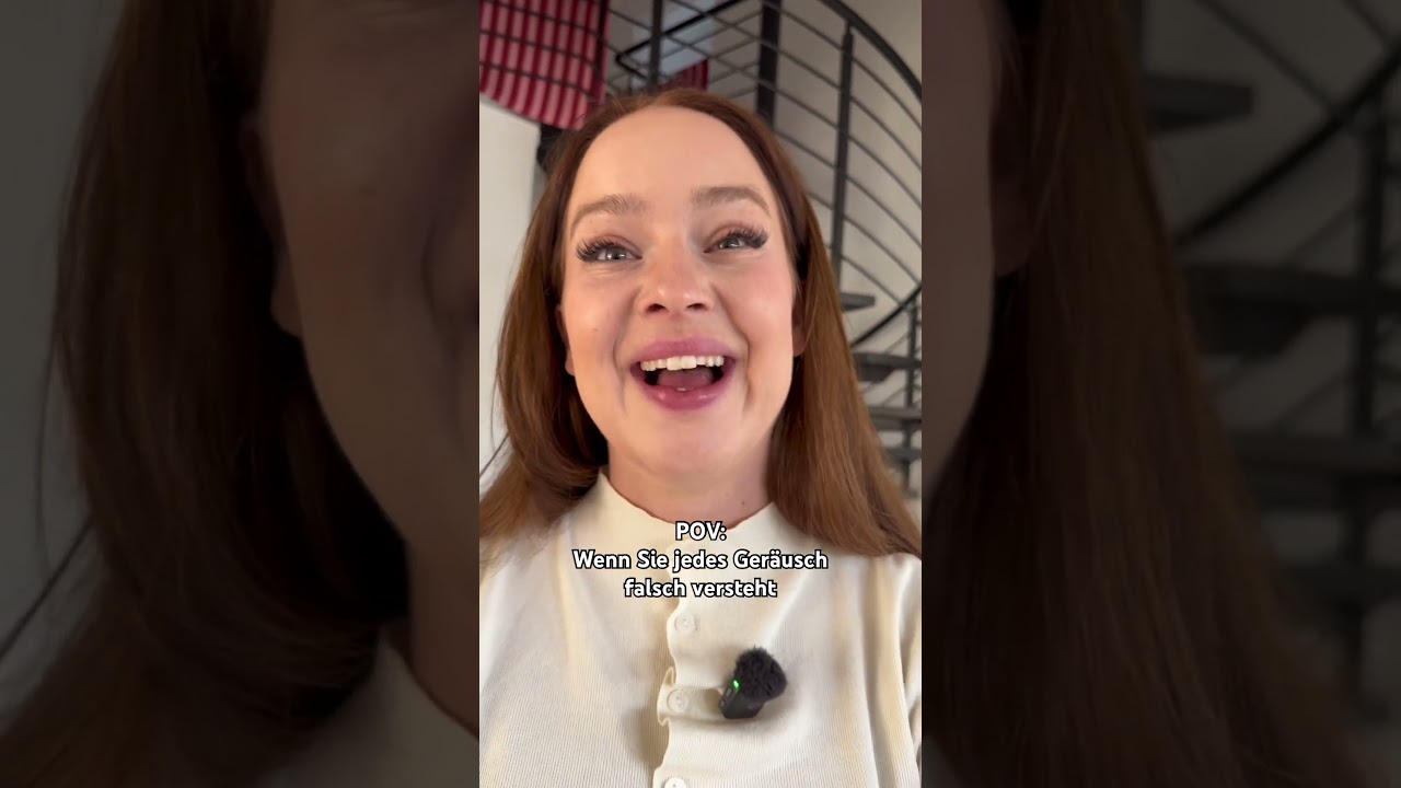 Wenn Sie jedes Geräusch falsch versteht…😳 #shortvideo #couplecomedy #relatable