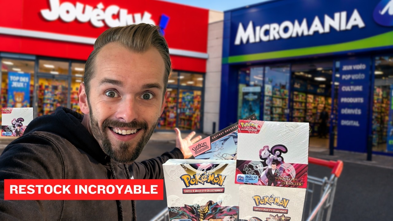 Je suis TOMBE sur un RESTOCK POKEMON COMPLETEMENT FOU !