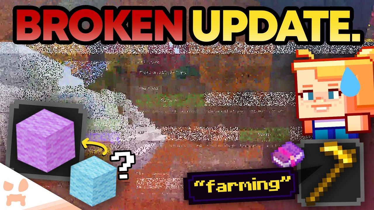 BACK UP NOW: MINECRAFT’S NEW UPDATE IS BROKEN & DELETING BUILDS + HAS "SECRET" ENCHANTS?!