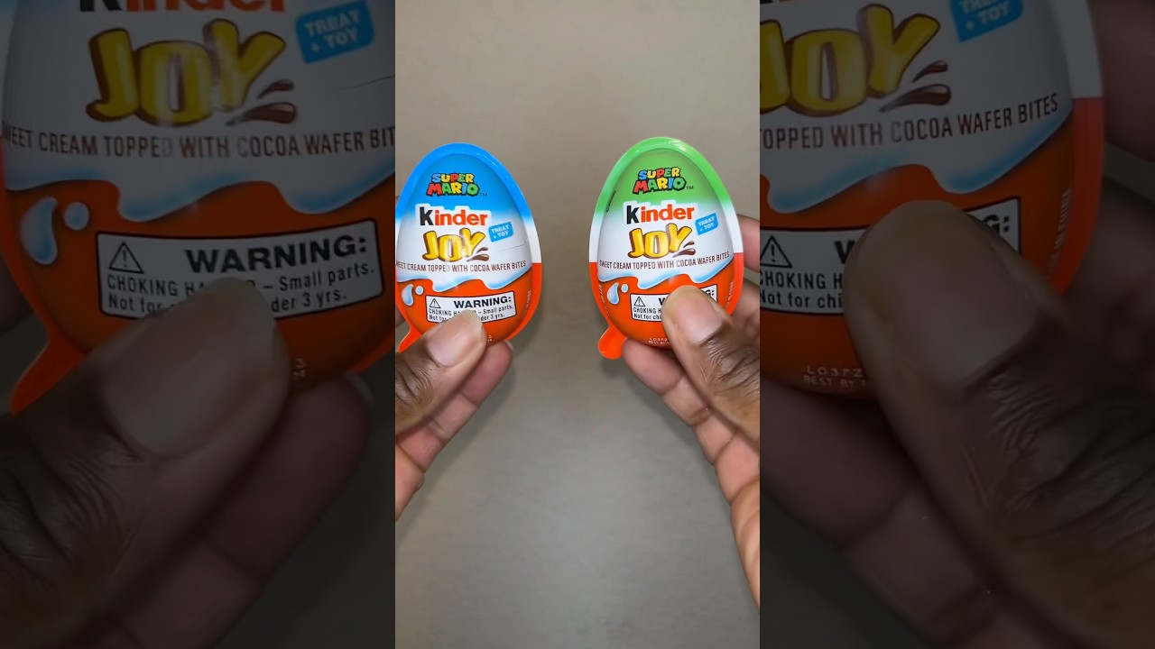 [ASMR] Super Mario Kinder Joy Egg Surprise #brigittestoyworld #supermario #kinderjoy #toyreview