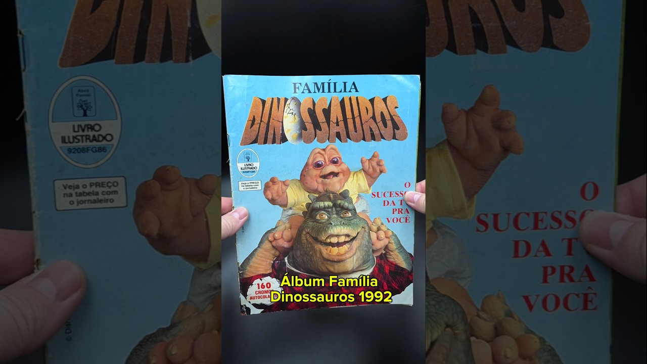 NOSTALGIA PESADA! ÁLBUM DA FAMÍLIA DINOSSAUROS ANOS 90 😁