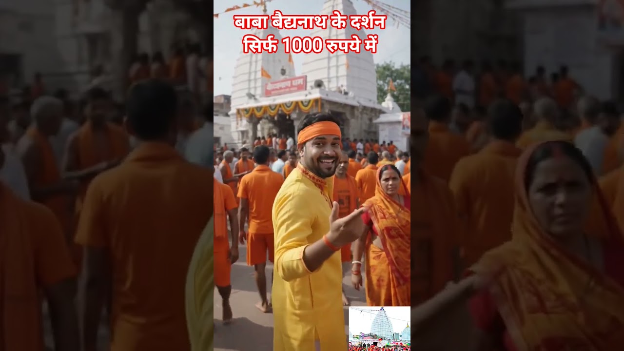 Deoghar Baidyanath Dham Family Trip 🙏 | Total Budget ₹1000 | Baba Baidyanath Darshan #Shorts