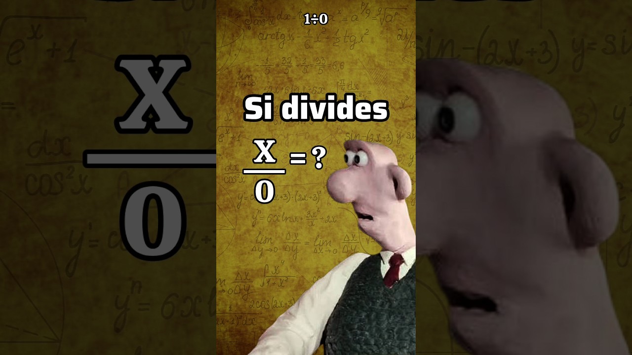 ¿División entre 0?🤔🤯#curiosidades #algebra #maths #physics #humor #cero #shortsfeed