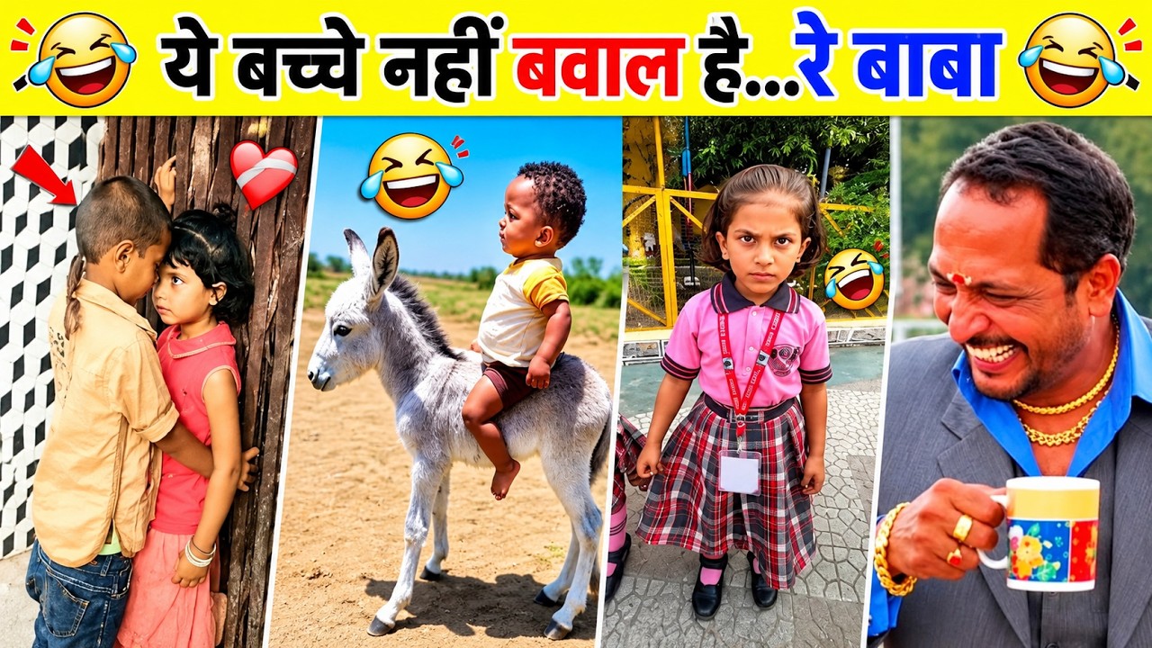 🤣इन बच्चों के आगे सब फेल हैं 😜 Kids' Funniest Moments Ever