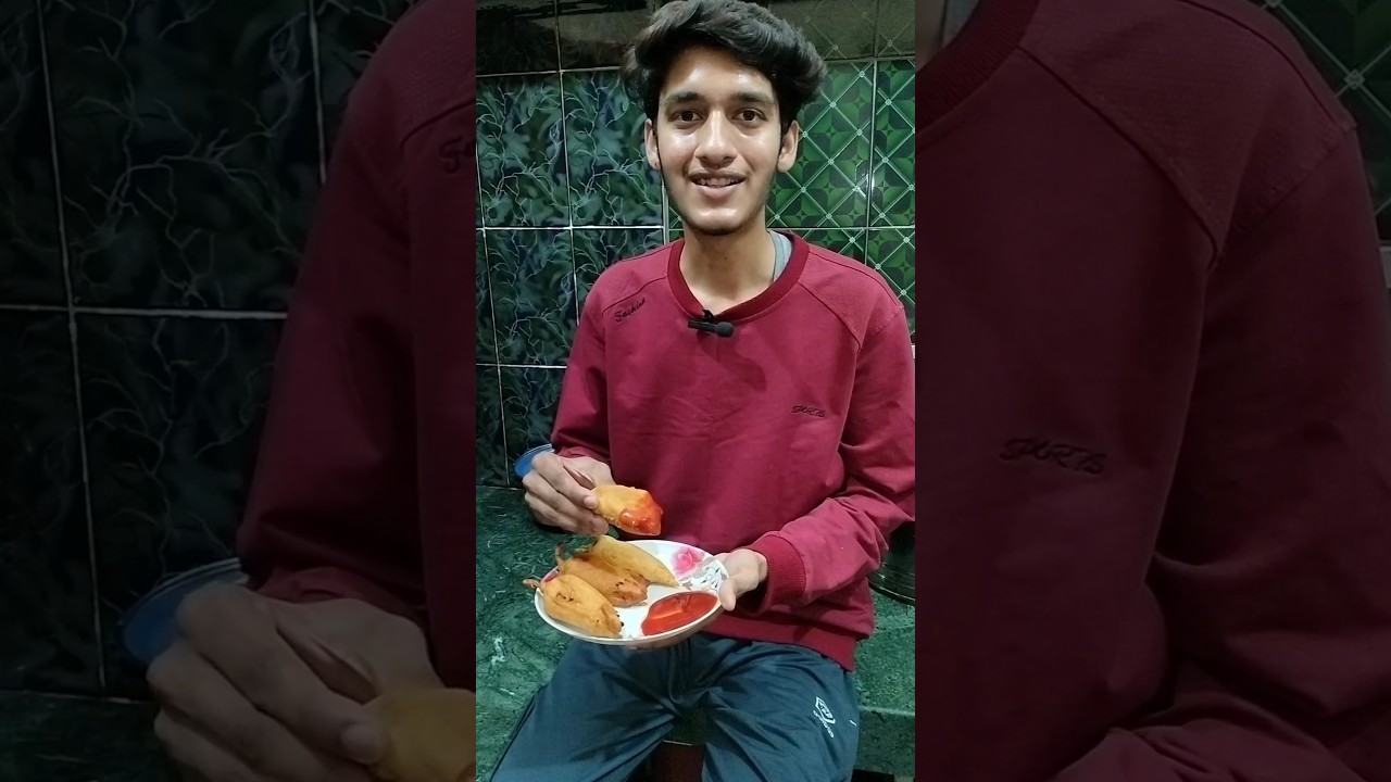 Dosto mirchi vada kaisa laga 😋 #minivlog #mirchivada #shorts #cooking  #harshsaini #viral  #recipe