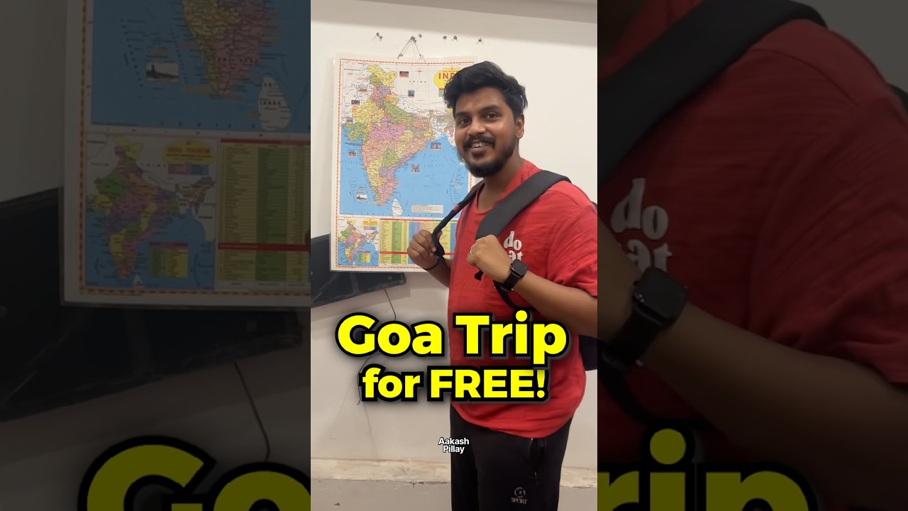 Goa Trip For Free! 🌴
