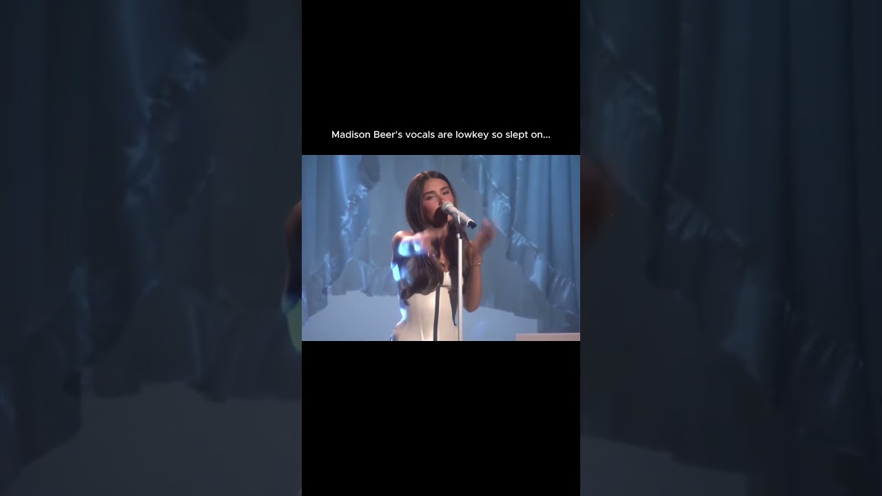 Madison Beer’s live vocals on “bad enough” are actually insane. 🤯