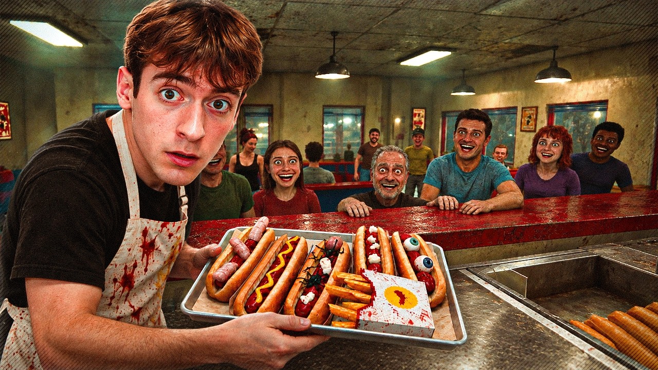 APRO un NEGOZIO di HOT-DOG con CARNE UMANA!! Meat Grinder ITA