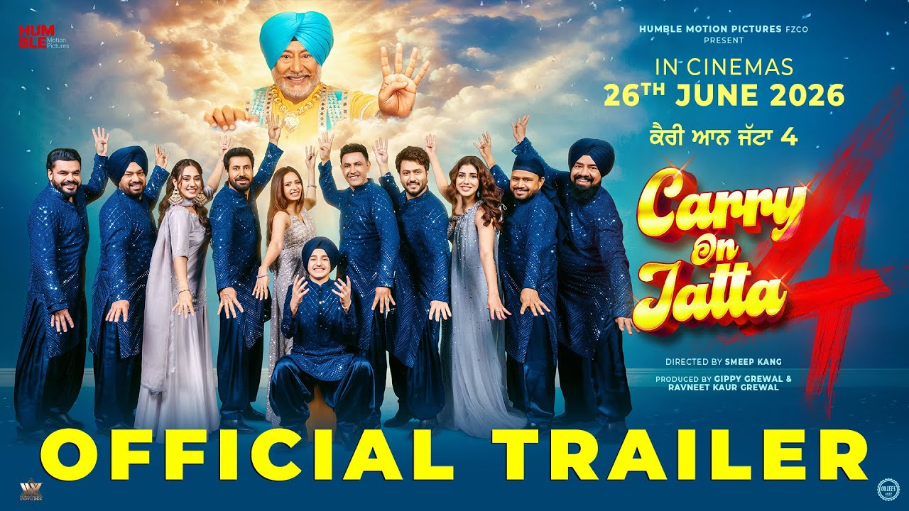Carry On Jatta 4 (Trailer) Gippy Grewal | Binnu Dhillon | Sargun Mehta | Late Jaswinder Bhalla Ji