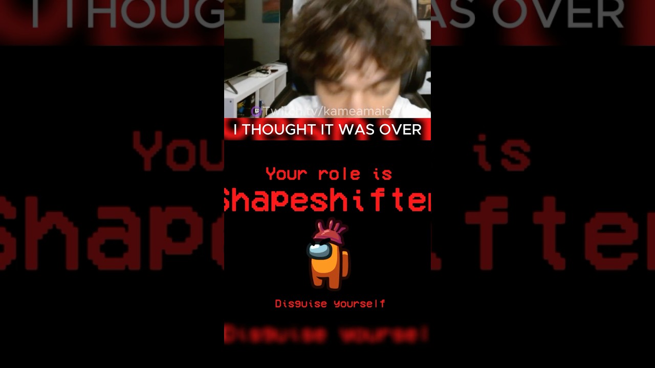 I THOUGHT IT WAS OVER #amongus #youtubeshorts