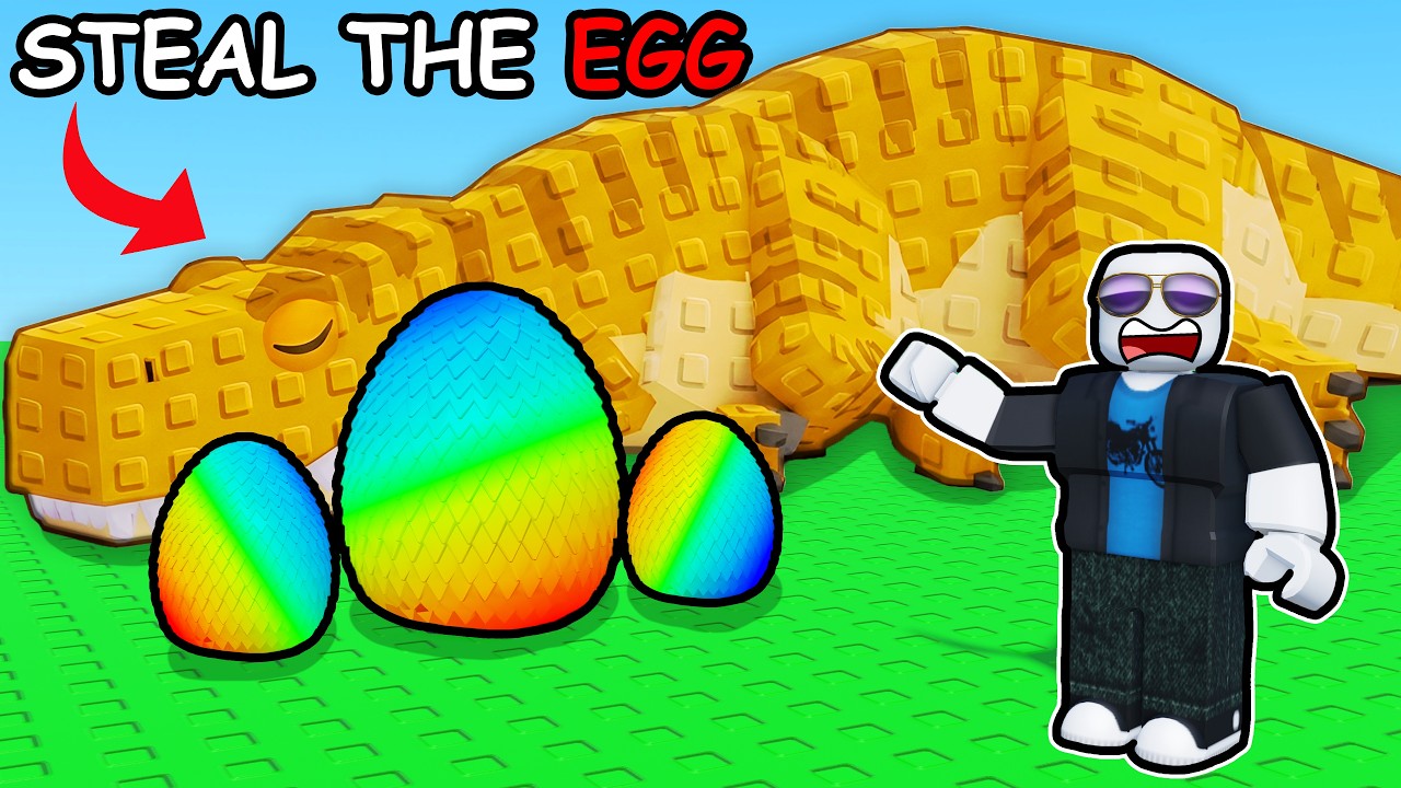 Stealing LEGENDARY EGGS in Roblox steal an egg...
