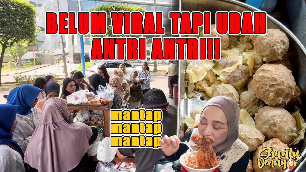 BELUM VIRAL TAPI UDAH ANTRI ANTRI!! BAKSO MANG UDIN!!