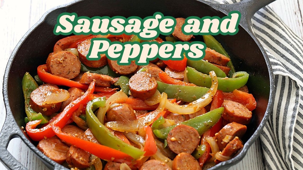 Easy Sausage and Peppers Recipe | One-Skillet Low-Carb Dinner