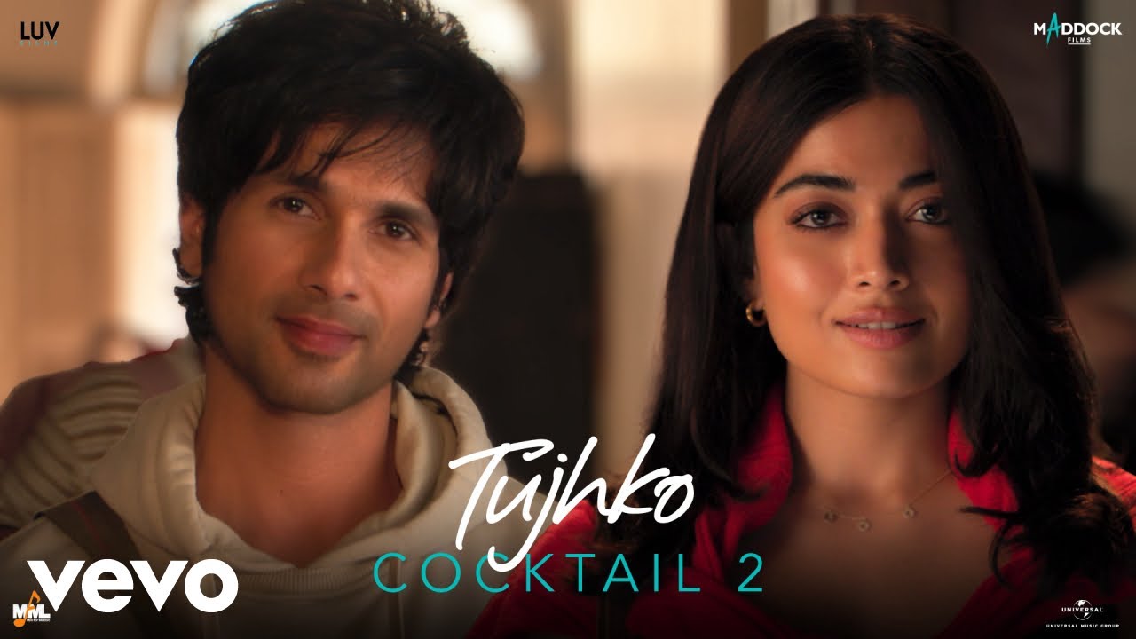 Tujhko (Video) Shahid, Rashmika, Kriti | Pritam, Arijit Singh, Sunidhi C, Amitabh B | Cocktail 2