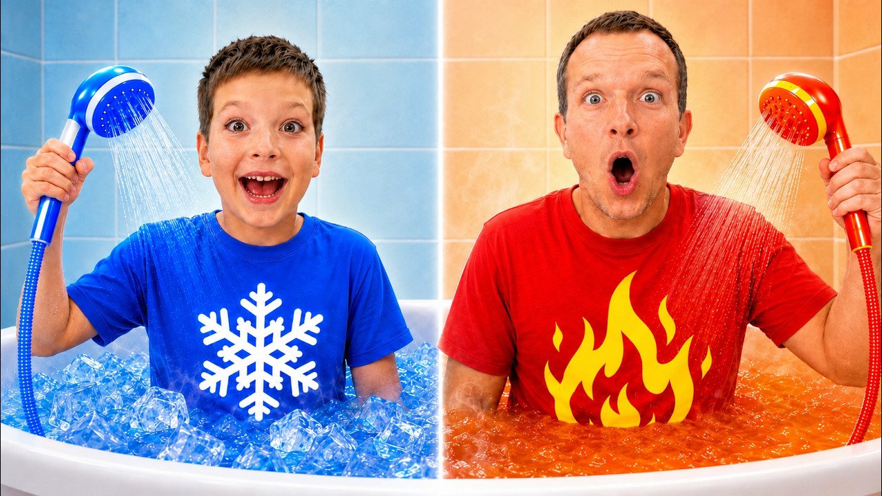 Ice and Fire Story - Hot vs Cold Challenge Song + more Kids Songs & Videos with Max
