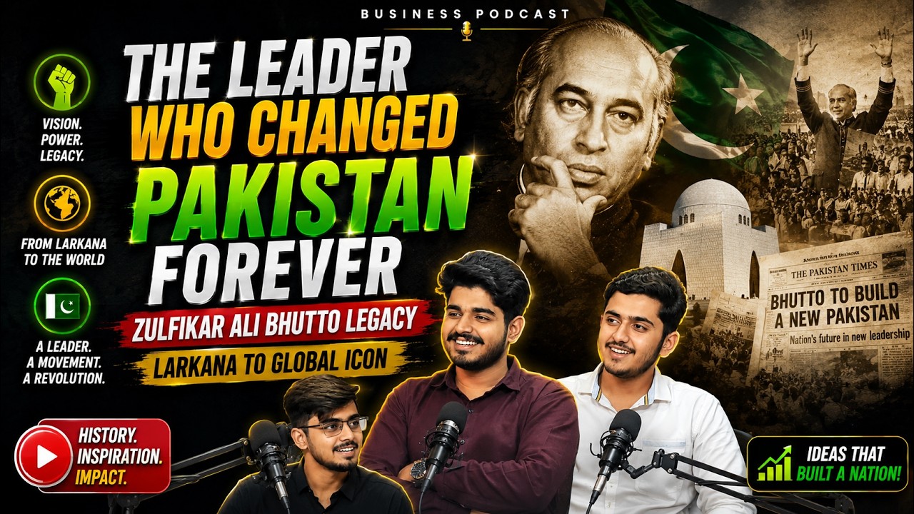 The Leader Who Changed Pakistan Forever| Zulfikar Ali Bhutto Legacy|  Larkana to Global Icon