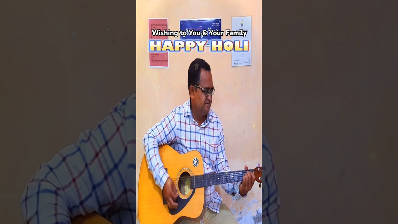 Happy Holi #shorts #guitar #newsong #holi