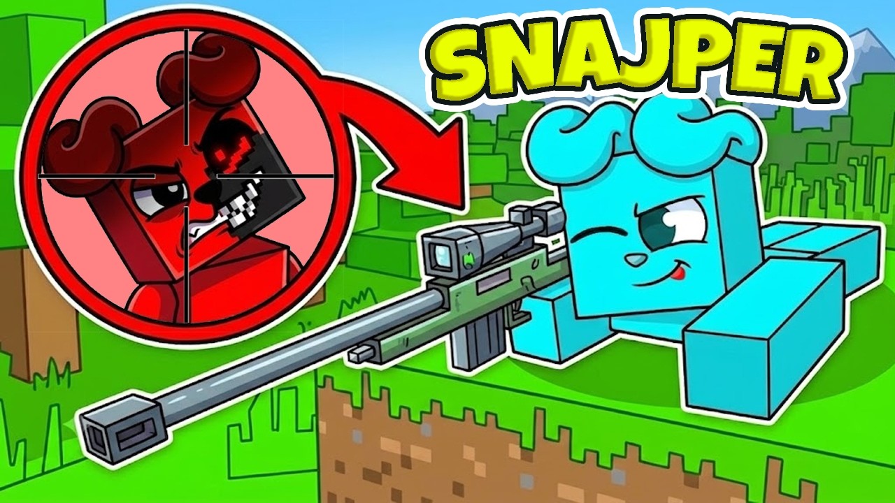 ZOSTAŁEM SNAJPEREM w Minecraft 🎯🔫