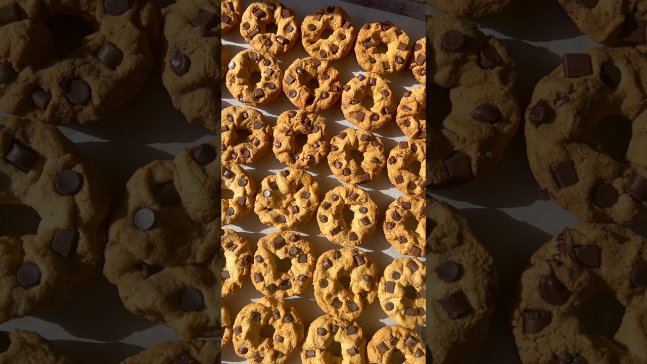 Let’s make 400 chocolate chip cookie donuts! #omaha #cookies #glutenfree