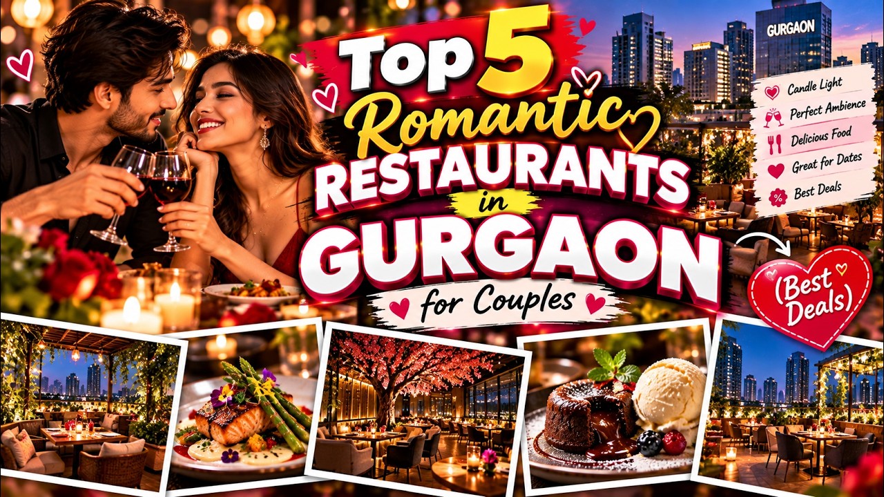Top 5 Romantic Restaurants in Gurgaon for Couples (Best Deals)