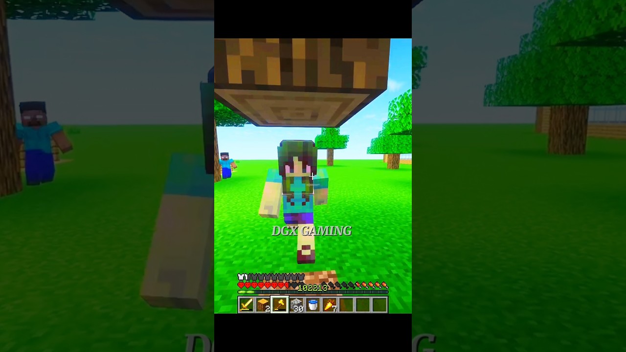 Cute Zombie Girl Is Help 🥰 #minecraft #shorts