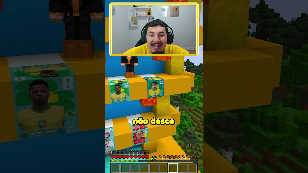 Onde está a FIGURINHA da COPA! #minecraft