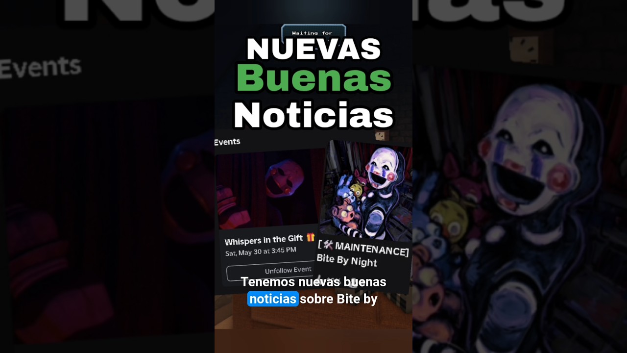 NUEVAS BUENAS NOTICIAS SOBRE BITE BY NIGHT! | Roblox