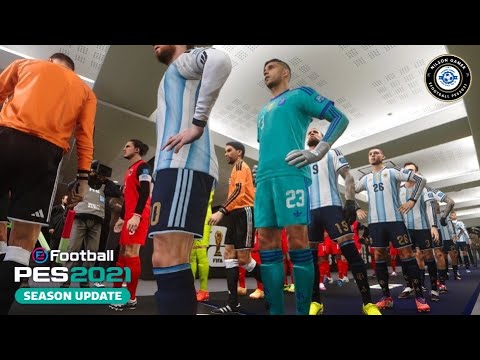 ARGENTINA VENCE ÁUSTRIA NA COMPETIÇÃO DIGITAL EFOOTBALL PES21 SIMULAÇÃO 