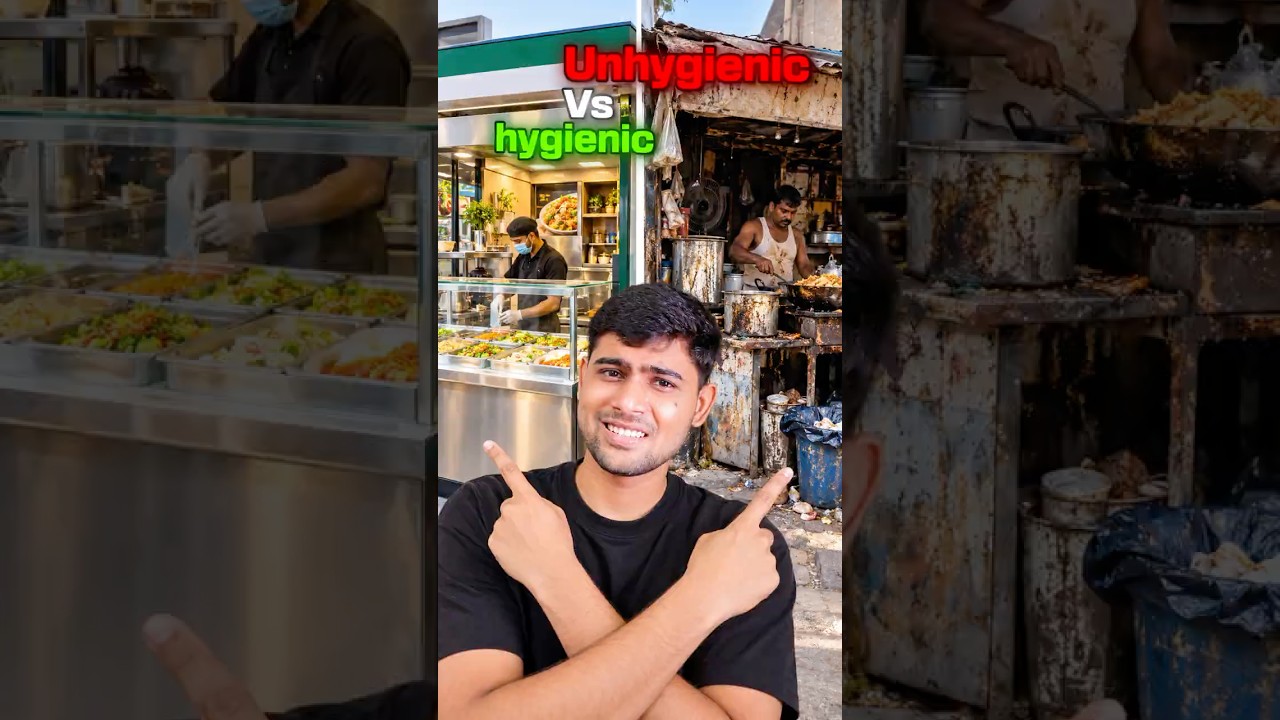 Trying Hygenic Vs Unhygienic Food Place!👀